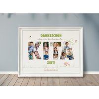 Foto-Poster Kita Kiga, Personalisiertes Geschenk, Foto-Collage, Kindergarten, Abschied Erzieherin, Hort Foto-Poster Kita Kiga, Personalisiertes Geschenk, Foto-Collage, Kindergarten, Abschied Erzieherin, Hort von grafikliebe