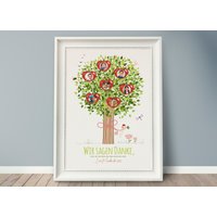 Kindergarten Abschied "Apfelbaum" Personalisiertes Poster, Danke Erzieher, Geschenk Für Erzieherinnen, Kita Abschied, Tagesmutter Kindergarten Abschied "Apfelbaum" Personalisiertes Poster, Danke Erzieher, Geschenk Für Erzieherinnen, Kita Abschied, Tagesmutter von grafikliebe