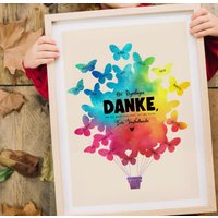 Kindergarten Abschied "Schmetterlinge" Personalisiertes Poster, Namensbild, Geschenk Für Erzieherinnen, Kita Abschied, Tagesmutter, Lehrer Kindergarten Abschied "Schmetterlinge" Personalisiertes Poster, Namensbild, Geschenk Für Erzieherinnen, Kita Abschied, Tagesmutter, Lehrer von grafikliebe
