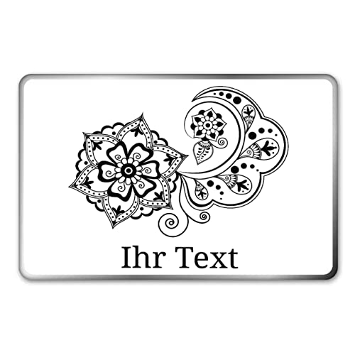 gravur-farbik.de – personalisierbare eckige Dose mit Name oder Wunschtext – Zentangle Blume Motiv – bedruckte Geschenkdose – ideale Keksdose, Metalldose, Plätzchendose gravur-farbik.de – personalisierbare eckige Dose mit Name oder Wunschtext – Zentangle Blume Motiv – bedruckte Geschenkdose – ideale Keksdose, Metalldose, Plätzchendose von gravur-fabrik.de