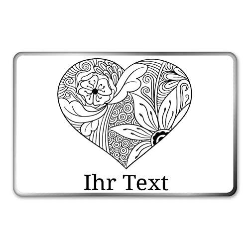 gravur-farbik.de – personalisierbare eckige Dose mit Name oder Wunschtext – Zentangle Herz Motiv – bedruckte Geschenkdose – ideale Keksdose, Metalldose, Plätzchendose gravur-farbik.de – personalisierbare eckige Dose mit Name oder Wunschtext – Zentangle Herz Motiv – bedruckte Geschenkdose – ideale Keksdose, Metalldose, Plätzchendose von gravur-fabrik.de