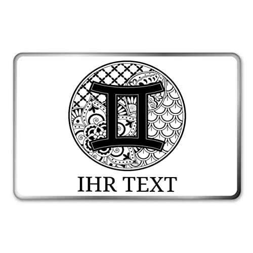 gravur-farbik.de – personalisierbare eckige Dose mit Name oder Wunschtext – Zentangle Zwillinge Sternzeichen – bedruckte Geschenkdose – ideale Keksdose, Metalldose, Plätzchendose gravur-farbik.de – personalisierbare eckige Dose mit Name oder Wunschtext – Zentangle Zwillinge Sternzeichen – bedruckte Geschenkdose – ideale Keksdose, Metalldose, Plätzchendose von gravur-fabrik.de