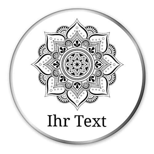 gravur-farbik.de – personalisierbare runde Dose mit Name oder Wunschtext – Zentangle Mandala Motiv – bedruckte Geschenkdose – ideale Keksdose, Metalldose, Plätzchendose gravur-farbik.de – personalisierbare runde Dose mit Name oder Wunschtext – Zentangle Mandala Motiv – bedruckte Geschenkdose – ideale Keksdose, Metalldose, Plätzchendose von gravur-fabrik.de