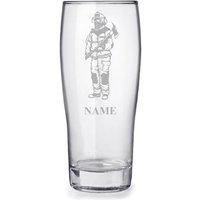 Bierglas Mit Gravur Und Name Personalisiert, Feuerwehr Feuerwehrmann Motiv V3 von gravurprinz