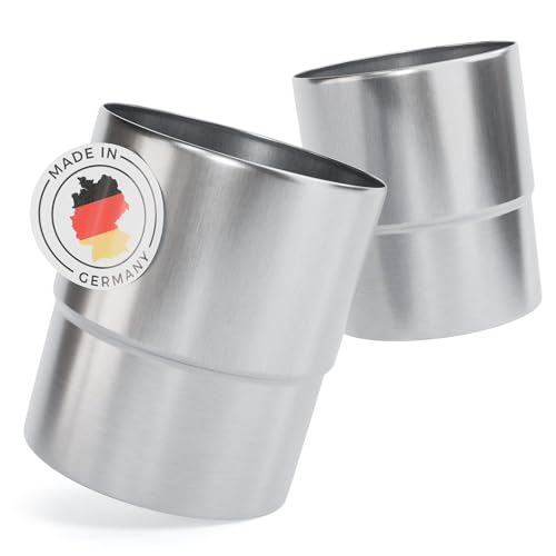 greate 2x Fallrohr Adapter 100 mm aus Titan Zink - Steckmuffe DN 100 für Fallrohre mit 100mm Durchmesser - Titanzink Ablaufrohrverbinder für Dachrinnen Entwässerung greate 2x Fallrohr Adapter 100 mm aus Titan Zink - Steckmuffe DN 100 für Fallrohre mit 100mm Durchmesser - Titanzink Ablaufrohrverbinder für Dachrinnen Entwässerung von greate