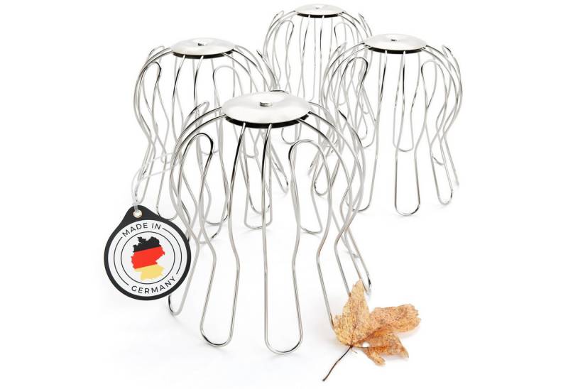 greate. Laubschutznetz 4x Dachrinnen Laubschutz Verzinkt 87 bis 100mm - Fallrohrschutz (4-St) von greate.