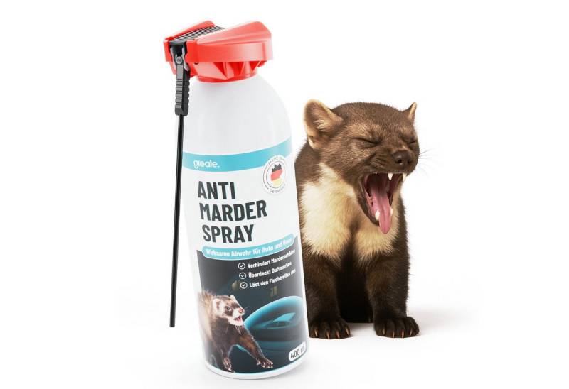 greate. Marderspray Marderspray Auto Motorraum 400 ml - Mader Abwehr, Marderschutz Spray, 400 ml, 1-St. von greate.