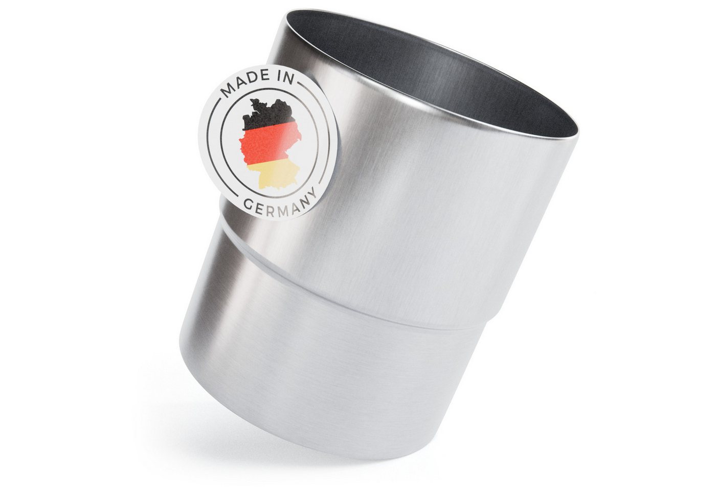 greate. Regenfallrohr Fallrohr Adapter 100 mm Titan Zink - Steckmuffe Ablaufrohrverbinder, (1-tlg), Made in Germany von greate.