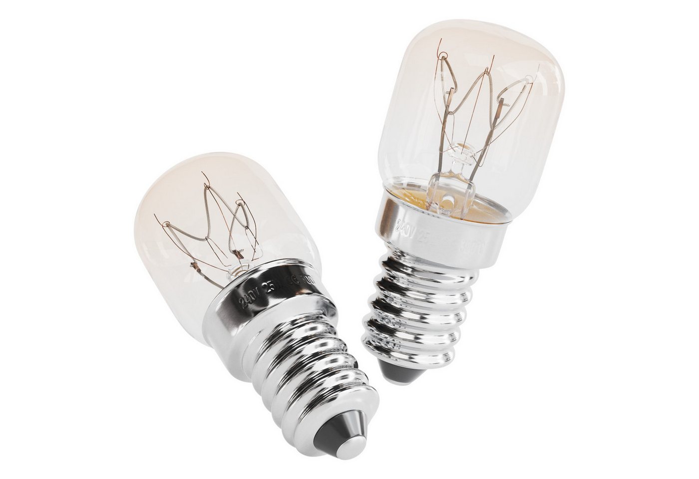 greate. Spezialleuchtmittel 2x E14 Backofenlampe 25W 300 Grad hitzebeständig - Backofen Glühbirne, 2 St. von greate.
