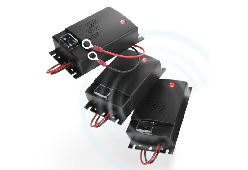 greate. Ultraschall-Tierabwehr 3x Marderschreck Auto, 12V Batterieanschluss, Motorraum, Mader Abwehr, 3-tlg. von greate.