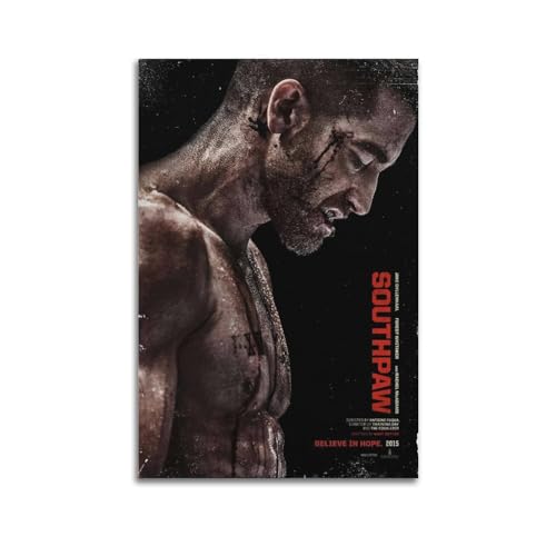 Southpaw Filmposter auf Leinwand, Raumdekoration, ästhetisches Poster, künstlerisches Poster für Schlafzimmer, Wohnzimmer, Wände, 30 x 45 cm, ungerahmter Stil Southpaw Filmposter auf Leinwand, Raumdekoration, ästhetisches Poster, künstlerisches Poster für Schlafzimmer, Wohnzimmer, Wände, 30 x 45 cm, ungerahmter Stil von greb
