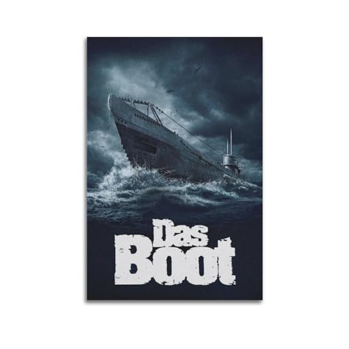 greb Das Boot Filmposter auf Leinwand, Raumdekoration, ästhetisches Poster, künstlerisches Poster für Schlafzimmer, Wohnzimmer, Wände, 60 x 90 cm, ungerahmter Stil greb Das Boot Filmposter auf Leinwand, Raumdekoration, ästhetisches Poster, künstlerisches Poster für Schlafzimmer, Wohnzimmer, Wände, 60 x 90 cm, ungerahmter Stil von greb