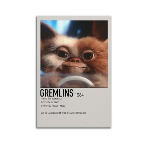 greb Gremlins Film-Leinwand-Poster, Raumdekoration, ästhetisches Poster, künstlerisches Poster für Schlafzimmer, Wohnzimmer, Wände, 20 x 30 cm, ungerahmt greb Gremlins Film-Leinwand-Poster, Raumdekoration, ästhetisches Poster, künstlerisches Poster für Schlafzimmer, Wohnzimmer, Wände, 20 x 30 cm, ungerahmt von greb