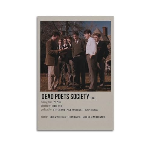 greb Leinwandposter "Dead Poets Society", Raumdekoration, ästhetisches Poster, künstlerisches Poster für Schlafzimmer, Wohnzimmer, Wände, 50 x 75 cm, ungerahmt greb Leinwandposter "Dead Poets Society", Raumdekoration, ästhetisches Poster, künstlerisches Poster für Schlafzimmer, Wohnzimmer, Wände, 50 x 75 cm, ungerahmt von greb