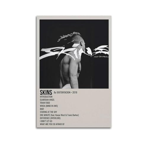 Xxxtentacion Album-Poster, Leinwand-Poster, Raumdekoration, ästhetisches Poster, künstlerisches Poster für Schlafzimmer, Wohnzimmer, Wände, 30 x 45 cm, ungerahmter Stil Xxxtentacion Album-Poster, Leinwand-Poster, Raumdekoration, ästhetisches Poster, künstlerisches Poster für Schlafzimmer, Wohnzimmer, Wände, 30 x 45 cm, ungerahmter Stil von greb