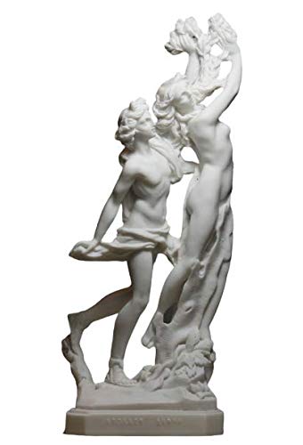 Apollo & Daphne Bernini God Griechisch Nude Maiden Cast Marble Statue Skulptur 27,9 cm von greekartshop