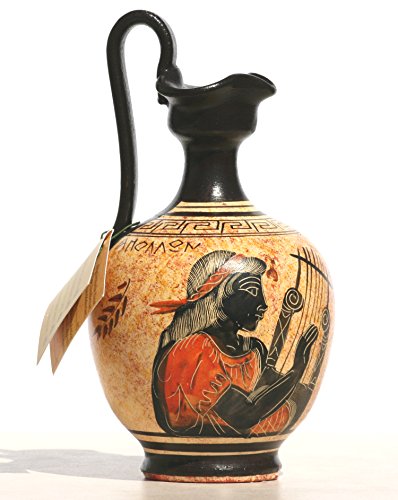 Keramikvase, Keramik, griechischer Gott Apollo, 17 cm von greekartshop