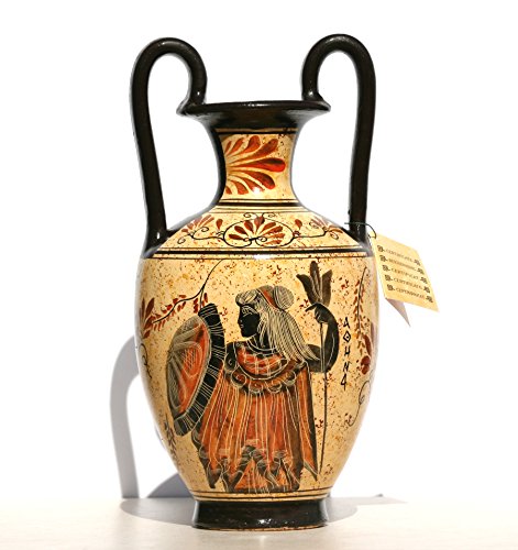 Griechische Keramik Amphoren Jar Vase Topf Gemälde Göttin Athena Gottes Zeus von greekartshop