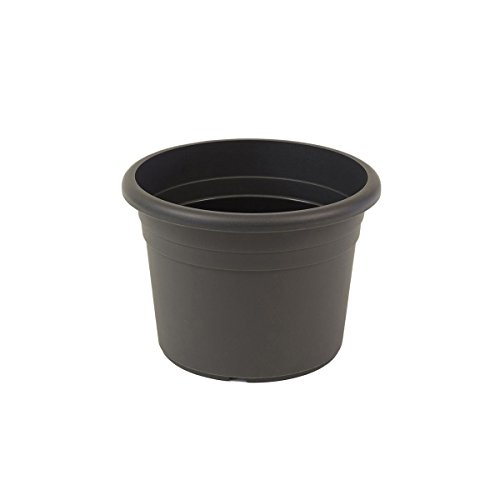 greemotion Pflanzkübel Fiona, UV-Beständiger Blumentopf aus Kunststoff, Pflanzgefäß mit Bodenlöchern, Volumen ca. 8 l, ca. Ø 30 x H 21,5 cm von Greemotion