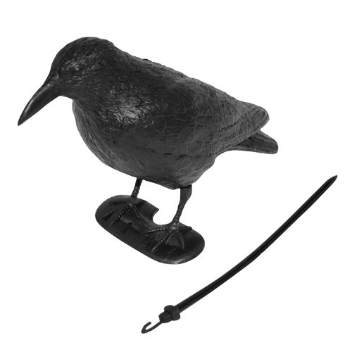 Xclou Garden Krähe Kunststoff mit Erdspieß, Schwarz, ca. 38 cm Xclou Garden Krähe Kunststoff mit Erdspieß, Schwarz, ca. 38 cm von Greemotion