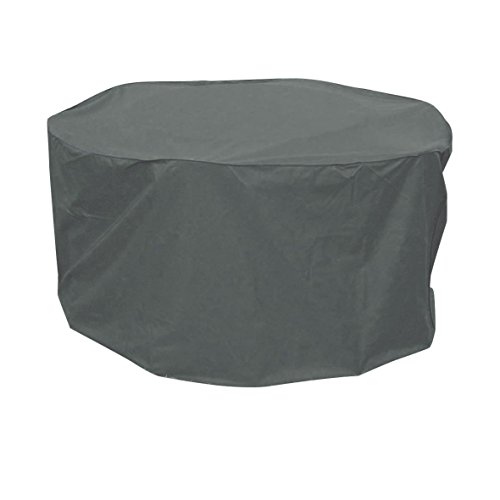 greemotion Schutzhülle für Gartentisch - Abdeckhaube Gartenmöbel Grau - Abdeckung Terrassentisch mit Zugband - Abdeckplane Balkontisch - Wetterschutzhaube für Outdoor-Möbel, 320 x 320 x 95 cm von Greemotion