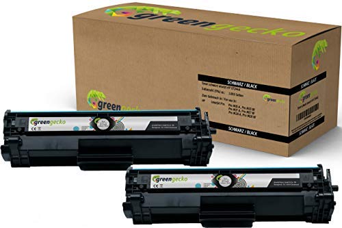 Toner Doppelpack ersetzt HP CF244A | Für HP Laserjet Pro M15a, M15w, HP Laserjet Pro MFP M28a, M28w | Druckerpatronen schwarz, neuester Chip Toner Doppelpack ersetzt HP CF244A | Für HP Laserjet Pro M15a, M15w, HP Laserjet Pro MFP M28a, M28w | Druckerpatronen schwarz, neuester Chip von green gecko