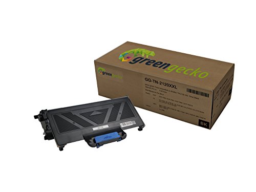 XXL Toner ersetzt Brother TN-2120/5.200 Seiten (100% mehr Inhalt) / für Brother DCP-7030, HL-2140, HL-2170W, MFC-7320, MFC-7440, MFC-7840 / schwarz von green gecko