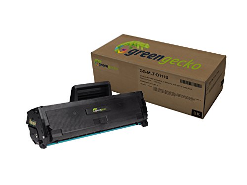 XXL Toner ersetzt Samsung MLT-D111S | 2.000 Seiten (100% mehr Inhalt) | für Samsung Xpress M2020, M2022, M2070 | schwarz, neuster Chip I HP SU810A / SU799A von green gecko