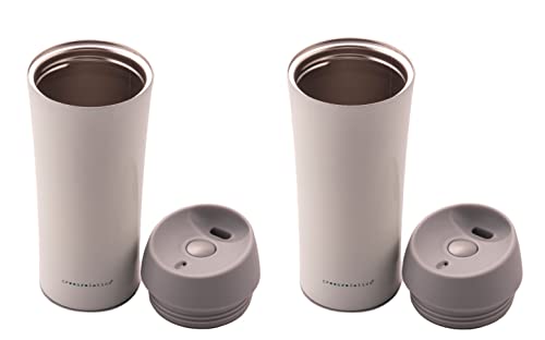 2er Set greenrelation clicktumbler+ 400ml Thermobecher Coffee To Go Kaffeebecher Thermo Edelstahl 2er Set greenrelation clicktumbler+ 400ml Thermobecher Coffee To Go Kaffeebecher Thermo Edelstahl von greenrelation