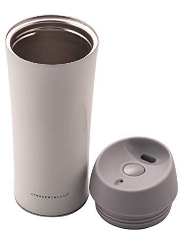 greenrelation clicktumbler+ 400ml Thermobecher Coffee To Go Kaffeebecher Thermo Edelstahl von greenrelation