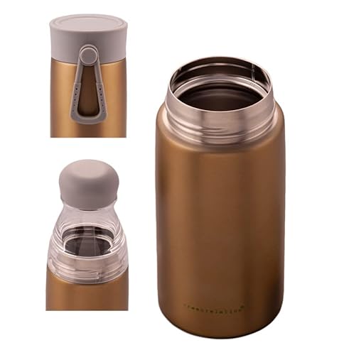 greenrelation 2lidsbottle+ Thermosflasche Thermo Coffee To Go Thermobecher Trinkflasche Edelstahl Tritan von greenrelation