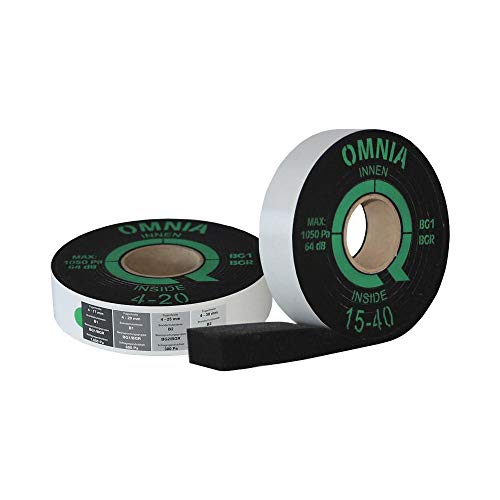 greenteQ Fensterdichtband OMNIA BG1 4 - 20 mm 83 mm Breit Innen und Außen Dichtband Kompriband greenteQ Fensterdichtband OMNIA BG1 4 - 20 mm 83 mm Breit Innen und Außen Dichtband Kompriband von greenteQ