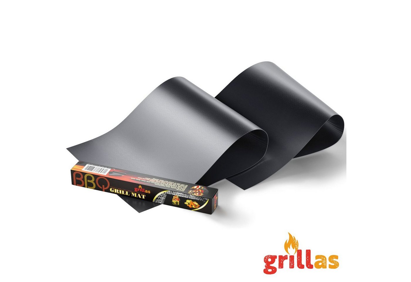 grillas Backmatte Grillmatte 2er Set 40x50cm von grillas