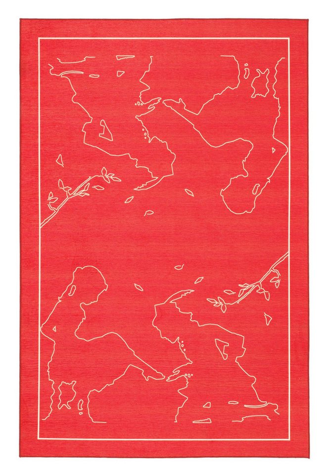 grimmliis Kinderteppich grimmliis Märchenteppich Aschenputtel rot 80x150, Höhe: 6 mm von grimmliis