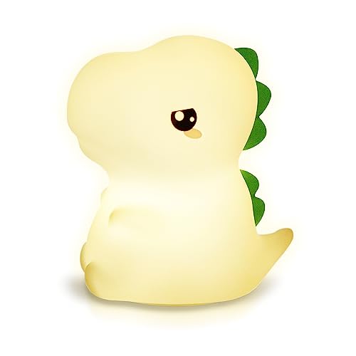 groov e Cuties Rory Dinosaurier Farbwechsel LED Nachtlicht mit 30/60 Minuten Timer 7 Farben Tap to Use Wiederaufladbare 12-Stunden-Akku oder USB-betrieben für Babys, Kleinkinder & Kinder groov e Cuties Rory Dinosaurier Farbwechsel LED Nachtlicht mit 30/60 Minuten Timer 7 Farben Tap to Use Wiederaufladbare 12-Stunden-Akku oder USB-betrieben für Babys, Kleinkinder & Kinder von groov e