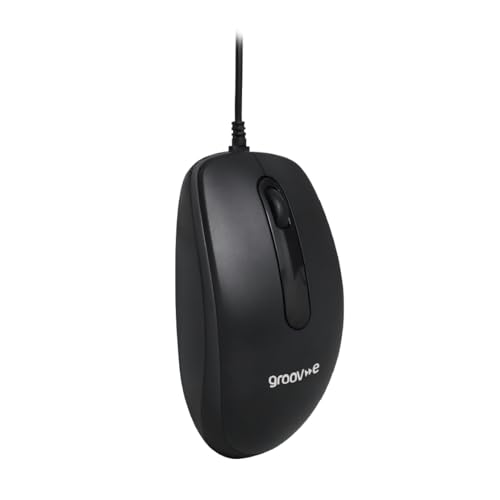 groov e Optische Maus, kabelgebunden, Schwarz von groov e