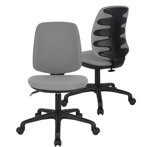 grospol Drehstuhl für Kinder und Jugendliche Active White, Rückenlehne mit Tiefenverstellung, ergonomische Rillen an der Rückenlehne, maximale Belastung bis 150 kg, korrekte Sitzhaltung. (Black/Blue) grospol Drehstuhl für Kinder und Jugendliche Active White, Rückenlehne mit Tiefenverstellung, ergonomische Rillen an der Rückenlehne, maximale Belastung bis 150 kg, korrekte Sitzhaltung. (Black/Blue) von grospol
