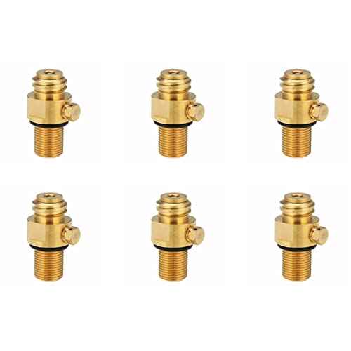 grounds 6 x M18 x 1,5 CO2-Ventiladapter, Gewindekonverter, Ersatz für von grounds