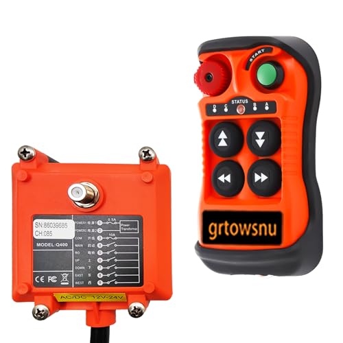 12V 24V Drahtlose Kran Fernbedienung für Brückenkran Industrielle Elektrohebezeug Winde Kippanhänger 4 Kanal Tasten Funk Sender und Empfänger 12V 24V Drahtlose Kran Fernbedienung für Brückenkran Industrielle Elektrohebezeug Winde Kippanhänger 4 Kanal Tasten Funk Sender und Empfänger von grtowsnu