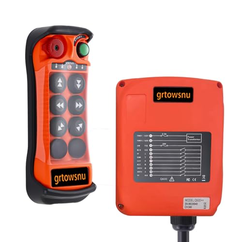 6 Kanal Tasten 12V 24V Funk Kran Fernbedienung für Brückenkran Portalkran Industrielle Elektrohebezeug Funk Sender und Empfänger 6 Kanal Tasten 12V 24V Funk Kran Fernbedienung für Brückenkran Portalkran Industrielle Elektrohebezeug Funk Sender und Empfänger von grtowsnu