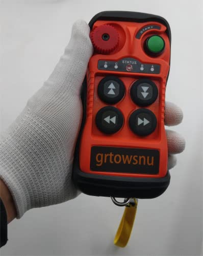 Drahtlose Kran Schalter für Brückenkran Industrielle Elektrohebezeug Winde Kippanhänger 4 Kanal Tasten Funk 1 Sender Drahtlose Kran Schalter für Brückenkran Industrielle Elektrohebezeug Winde Kippanhänger 4 Kanal Tasten Funk 1 Sender von grtowsnu