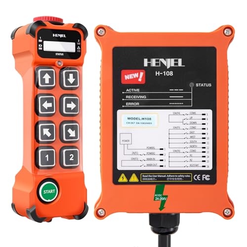 H108 12-65V Drahtlose Kran Fernbedienung Industrielle Funk 12V 24V 36V 48V Elektrische Hebezeugkran Brückenkran Portalkran Fernsteuerung 8 Kanal Tasten kanäle 1 Sender 1 Empfänger H108 12-65V Drahtlose Kran Fernbedienung Industrielle Funk 12V 24V 36V 48V Elektrische Hebezeugkran Brückenkran Portalkran Fernsteuerung 8 Kanal Tasten kanäle 1 Sender 1 Empfänger von grtowsnu