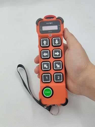 H208 Sender 8 Kanälen Drucktasten mit Variable Geschwindigkeit 2 Doppelte Geschwindigkeiten für Industrielle Brückenkran Portalkran Elektrische Hebekran - 1 Sender H208 Sender 8 Kanälen Drucktasten mit Variable Geschwindigkeit 2 Doppelte Geschwindigkeiten für Industrielle Brückenkran Portalkran Elektrische Hebekran - 1 Sender von grtowsnu