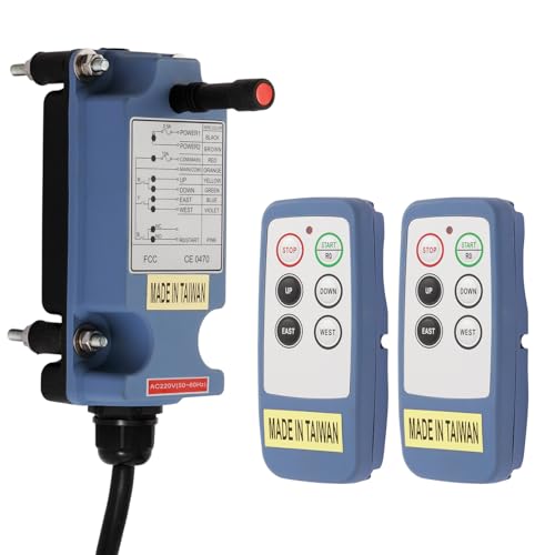 Mini 220V 4 Kanäle Tasten Drahtlose Kran Fernbedienung für Brückenkran Industrielle Elektrisch Hebezeug Winde Kippanhänger Funk 2 Senders und Empfänger Saga L6 Mini 220V 4 Kanäle Tasten Drahtlose Kran Fernbedienung für Brückenkran Industrielle Elektrisch Hebezeug Winde Kippanhänger Funk 2 Senders und Empfänger Saga L6 von grtowsnu