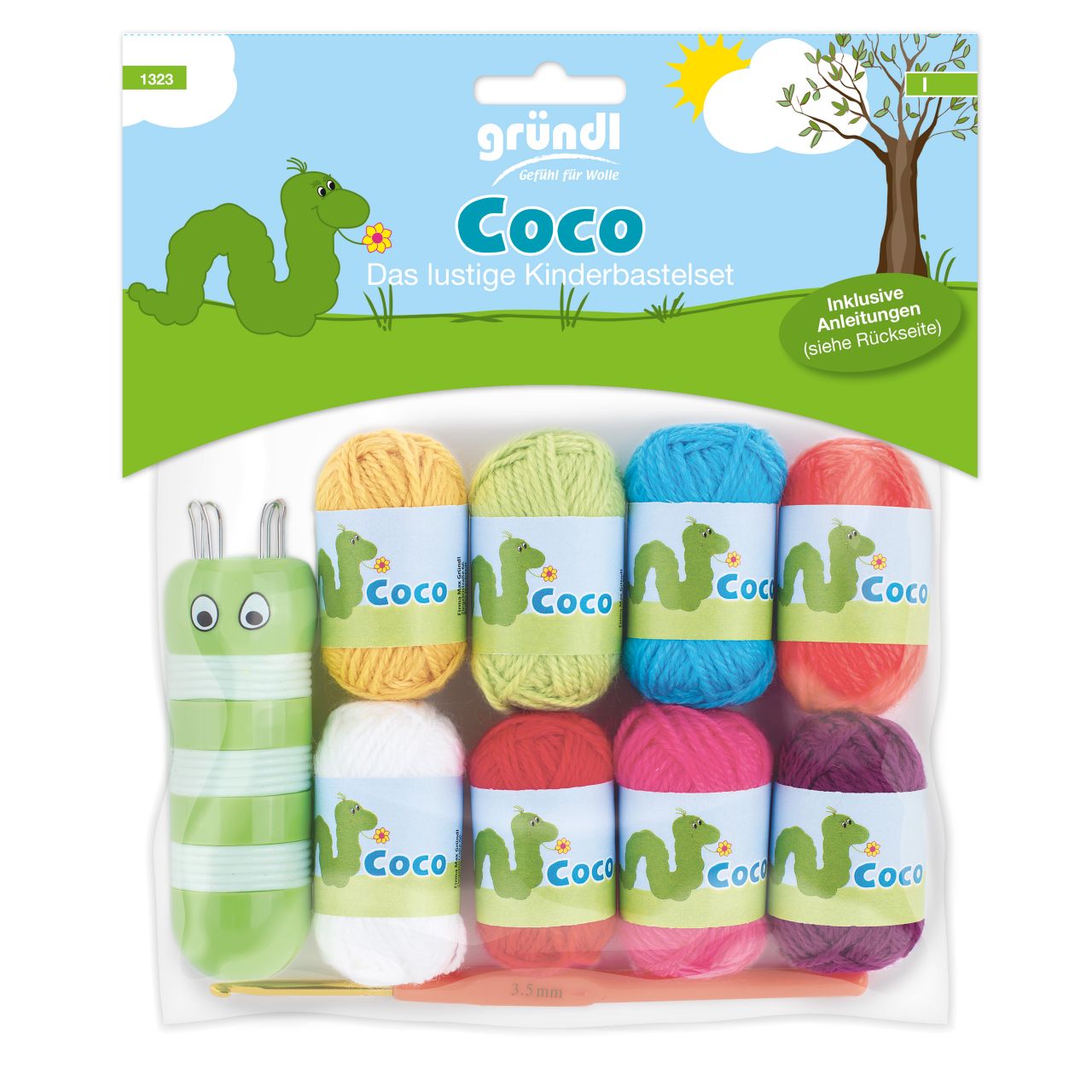 Gründl COCO Bastelset f. Kinder verschiedene Farben Gründl COCO Bastelset f. Kinder verschiedene Farben von gründl
