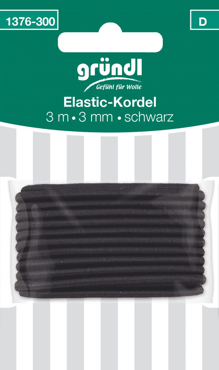 Gründl Elastic-Kordel schwarz von gründl