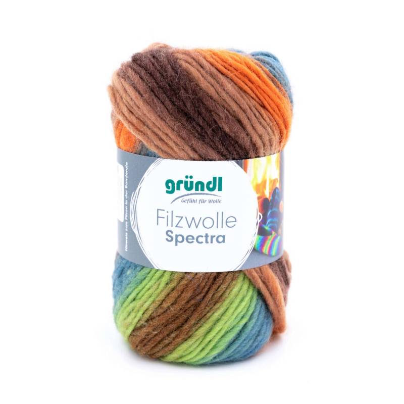 Gründl Filzwolle Spectra 100 g amazonas multicolor von gründl