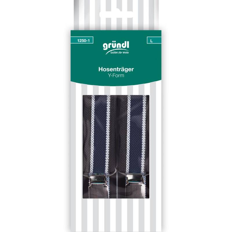 Gründl Hosenträger schwarz-weiß-blau von gründl