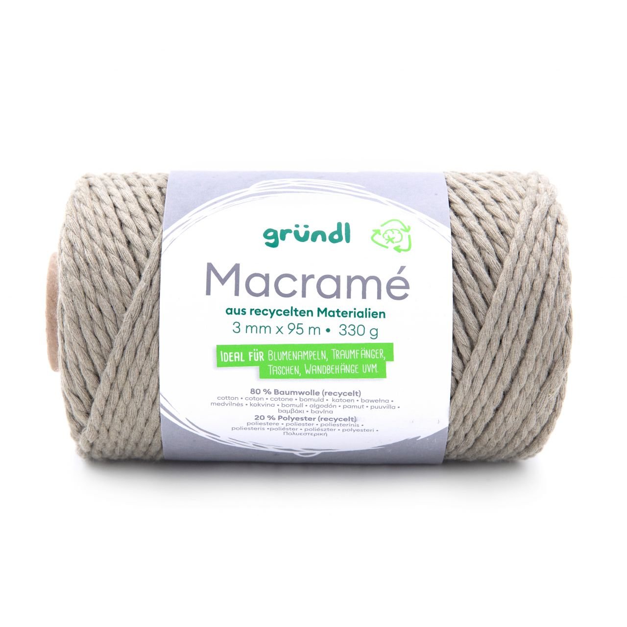 Gründl Macramé khaki 330 g von gründl