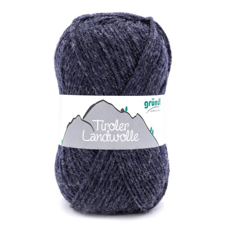 Gründl Tiroler Landwolle 100 g marine von gründl